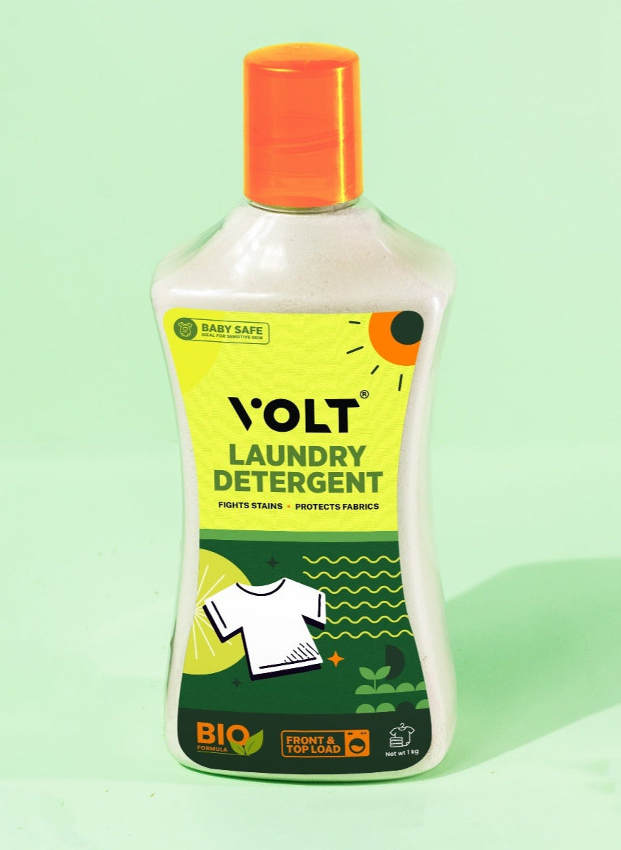Volt Home Citrus Fragrance Enzyme Powered Detergent - Front & Top Load