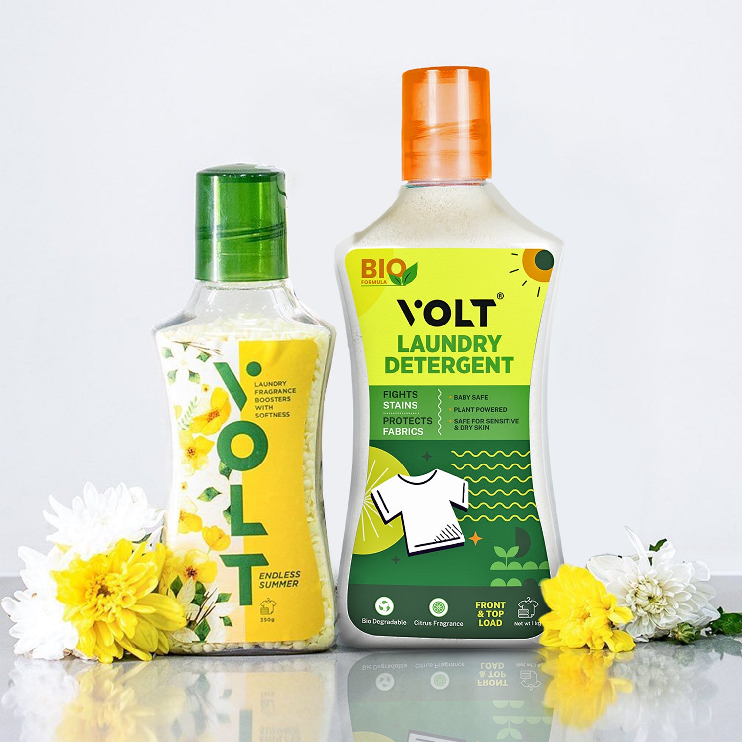 Combo Pack- Citrus Bio Detergent (1kg) + Fragrance Boosters (350gm)