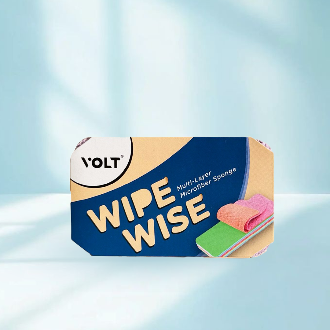 VOLT Wipe Wise Micro Fibre Cleaning Sponge (Pack of 3)