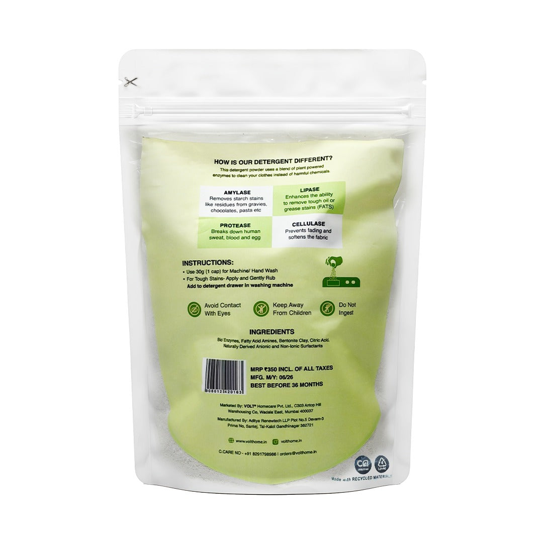 Volt Home Citrus Fragrance Enzyme Powered Detergent - Front & Top Load