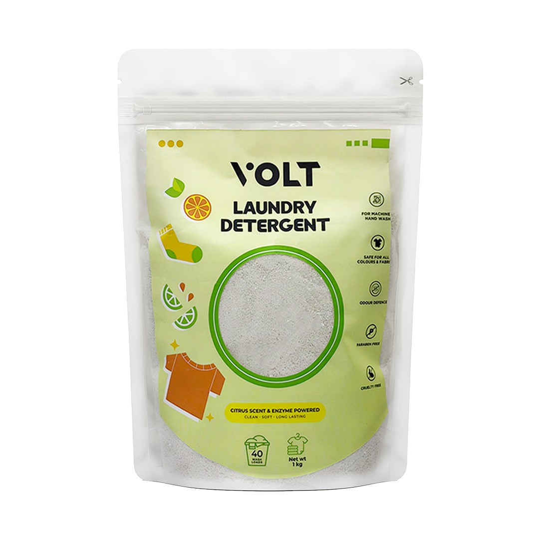 5kg Volt Home Citrus Fragrance Enzyme Powered Detergent - Front & Top Load