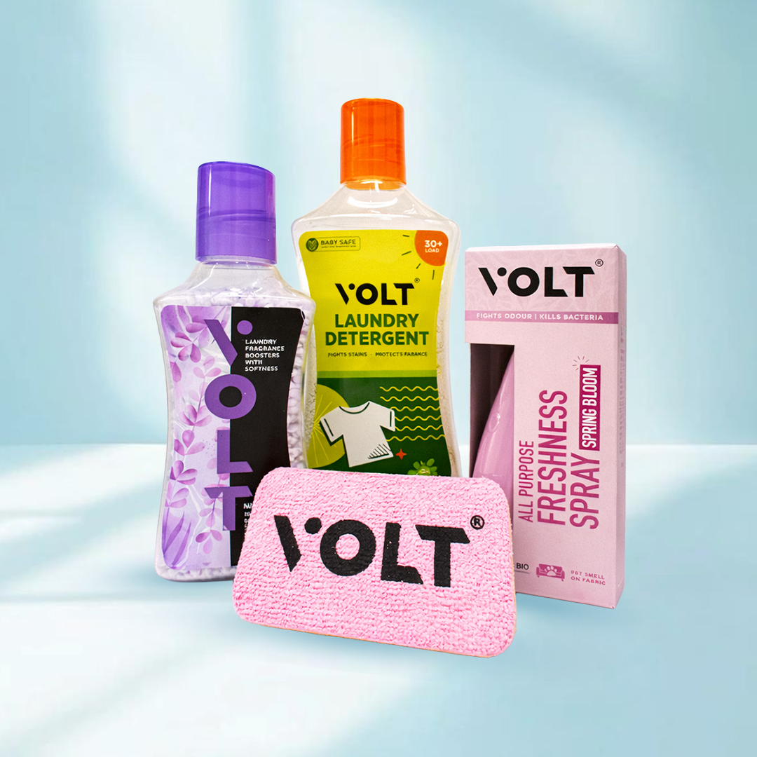 VOLT Pure Home Trio Combo -  Detergent, Freshener & Booster Beads