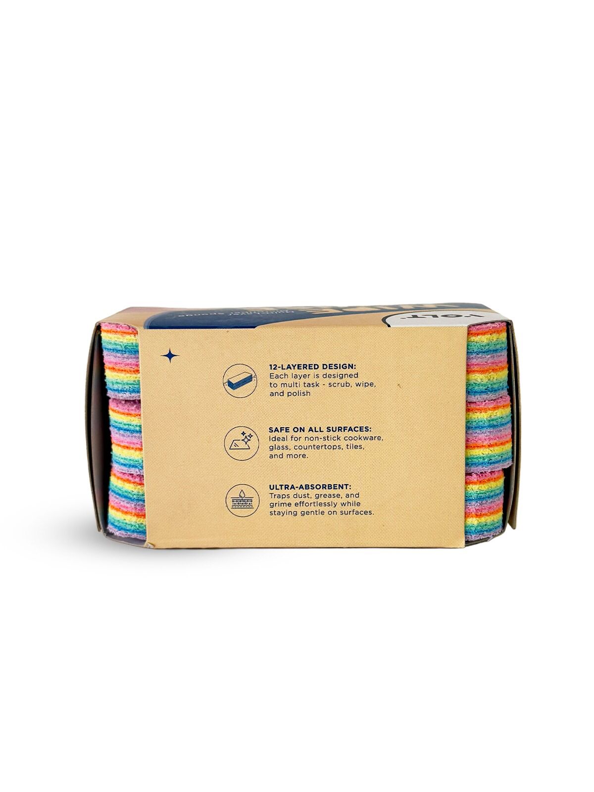 VOLT Wipe Wise Micro Fibre Cleaning Sponge (Pack of 3)